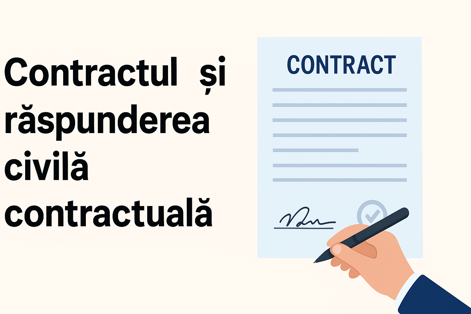 Read more about the article Contractul și răspunderea civilă contractuală