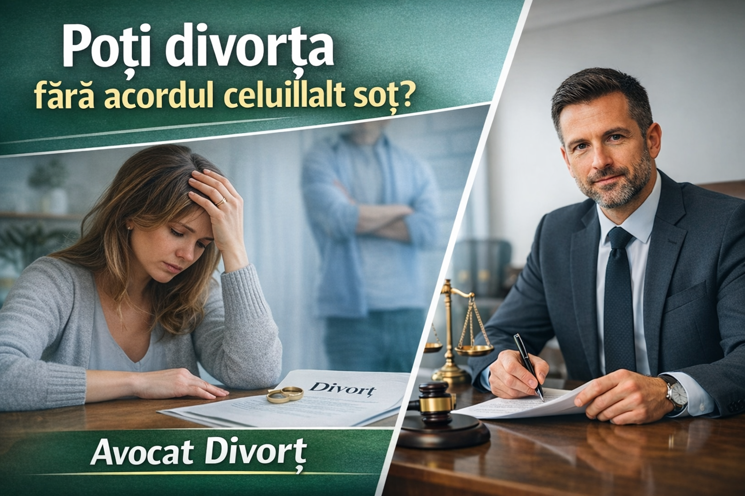 Read more about the article Poți divorța fără acordul celuilalt soț? – avocat divorț