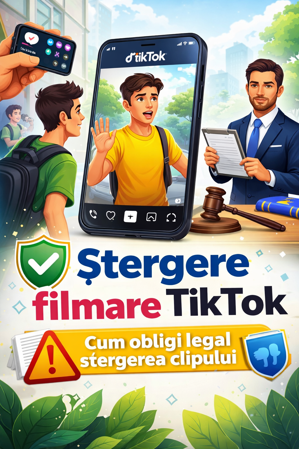 Read more about the article Ștergere filmare TikTok: cum obligi legal ștergerea clipului